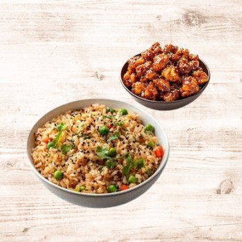 Fried Rice + Chilli Chicken 