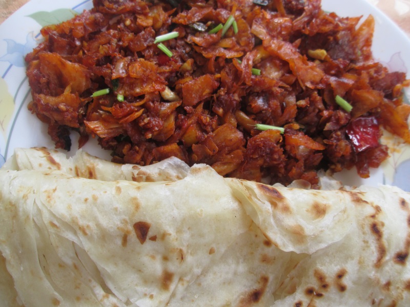 Beef Chilli with Porotta (2porotta)