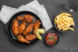 Spicy Chicken Wings Meal