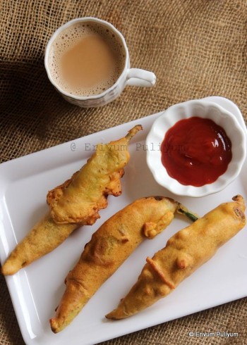Mirchi Bajji with any hot drink 