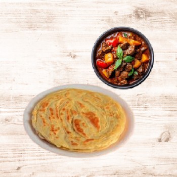 Beef Chilli + Porotta 