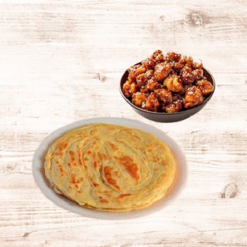 Chilli Chicken + Porotta 