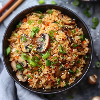 Mushroom Fried Rice